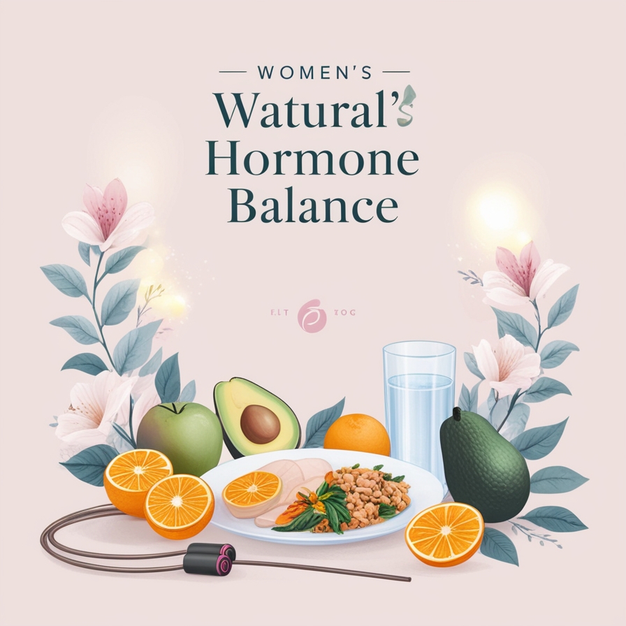 A detailed guide on 9 natural ways women can balance their hormones, featuring tips on diet, stress management, exercise, gut health, toxin reduction, and more for improved overall wellness.